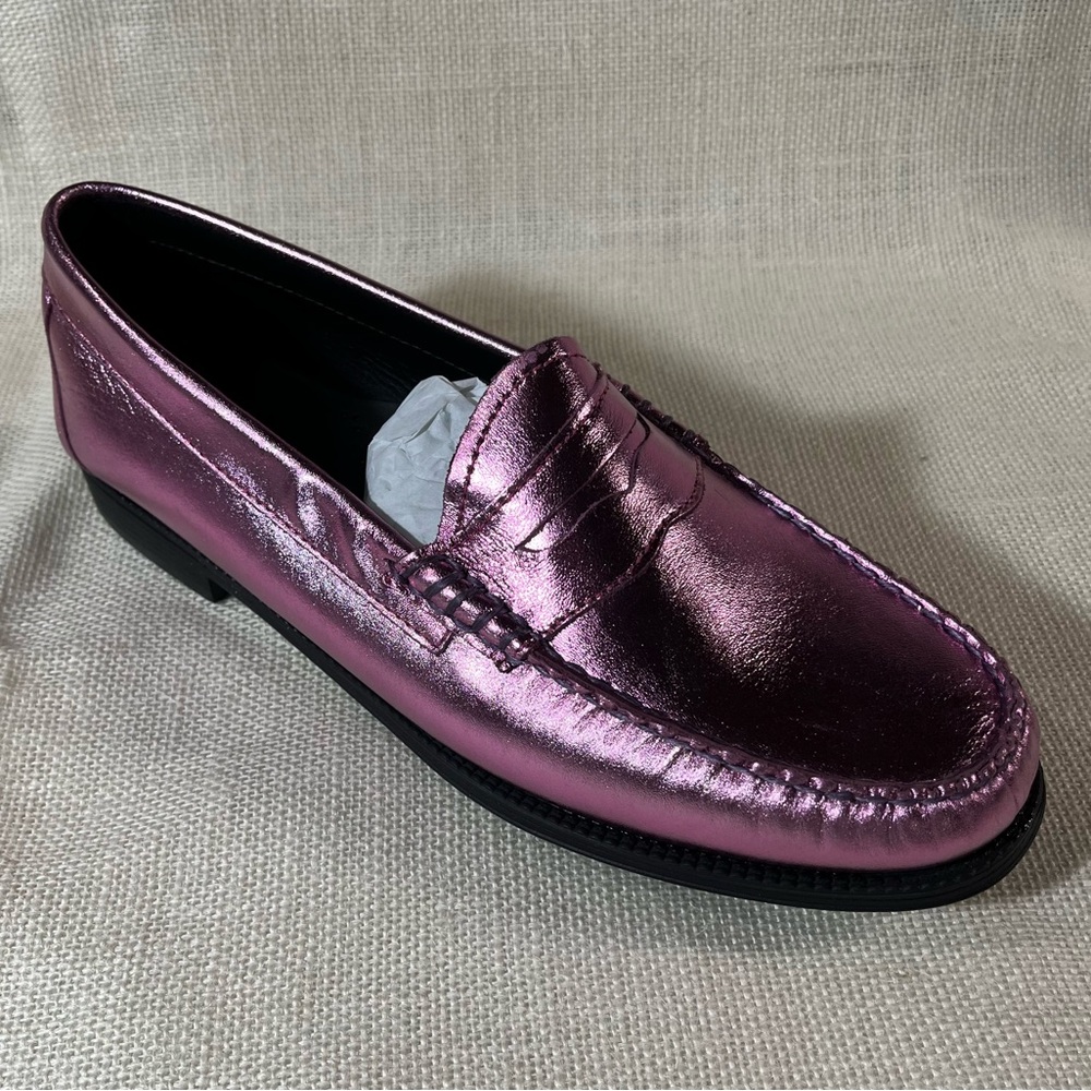 G.H. Bass Whitney Easy Weejun Loafer Metallic Pink NIB
